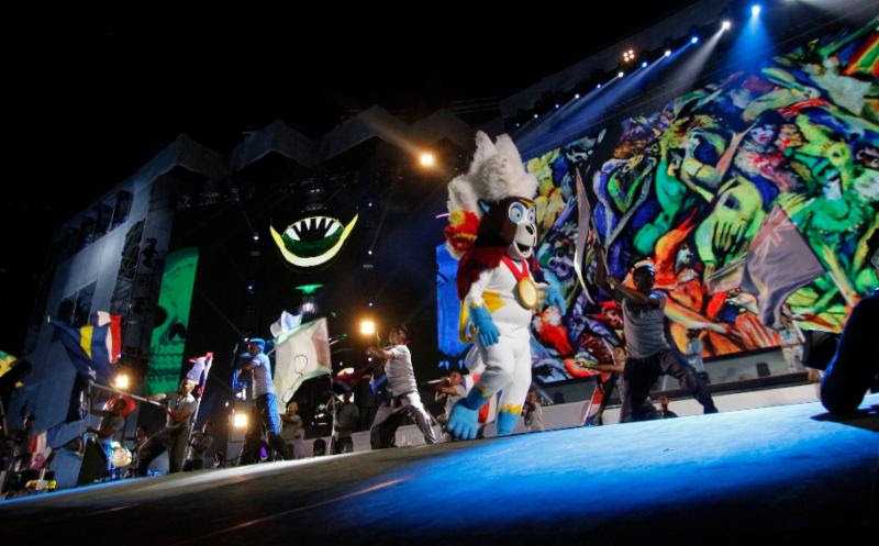 The event featured projection mapped visuals, powered by Avolites Ai RX8 servers