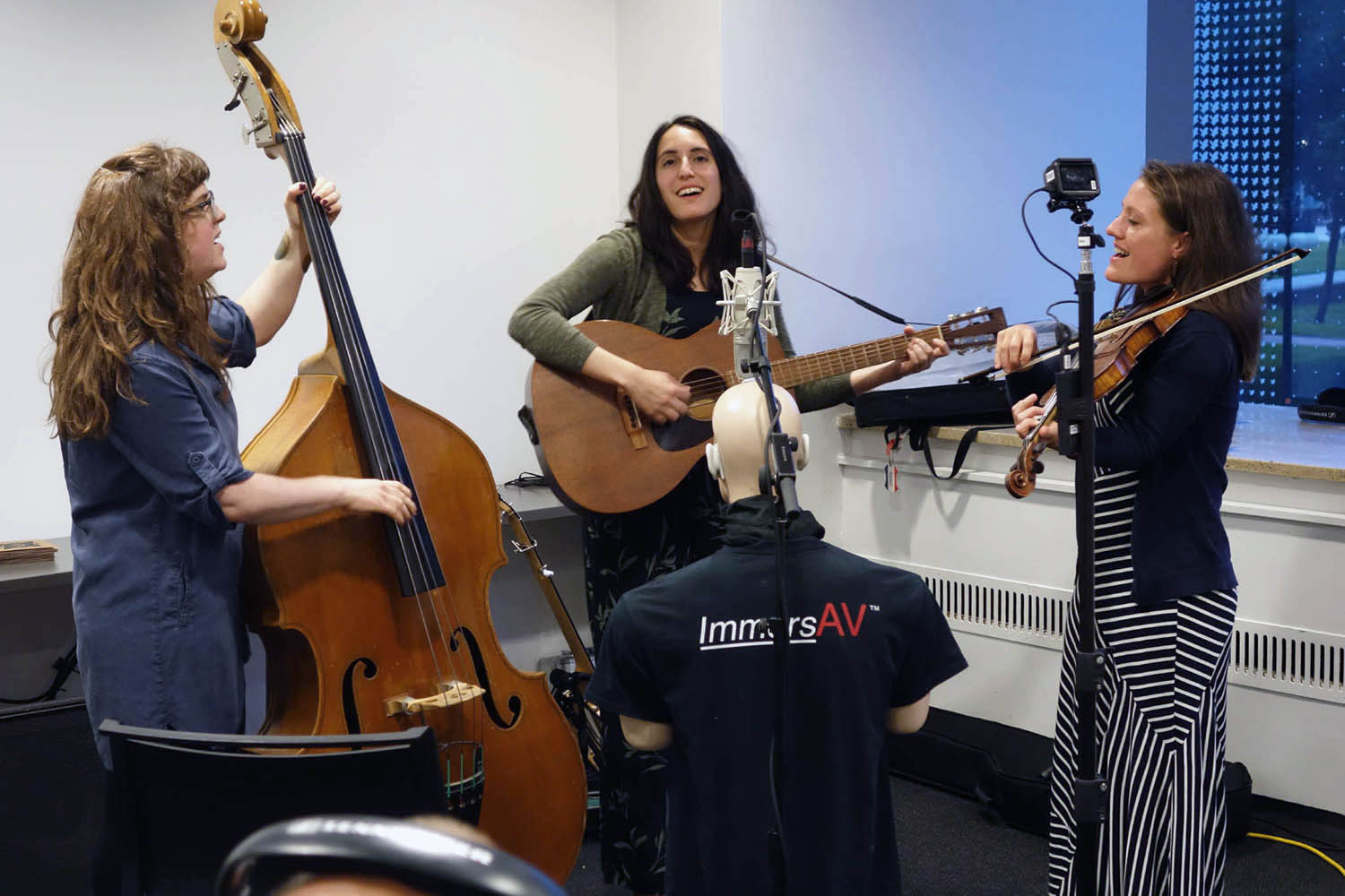 Glass Mountain performed live at the event