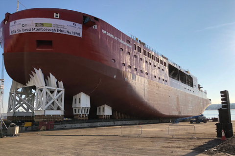 The ship will be operated by the British Antarctic Survey (photo:Melvyn Coote)