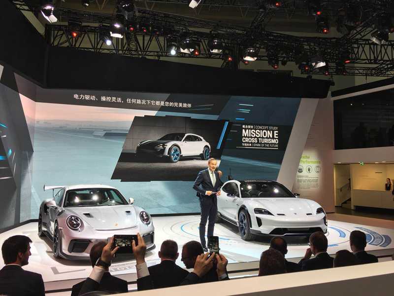 Showtec was hired to provide lighting for the biennial auto show