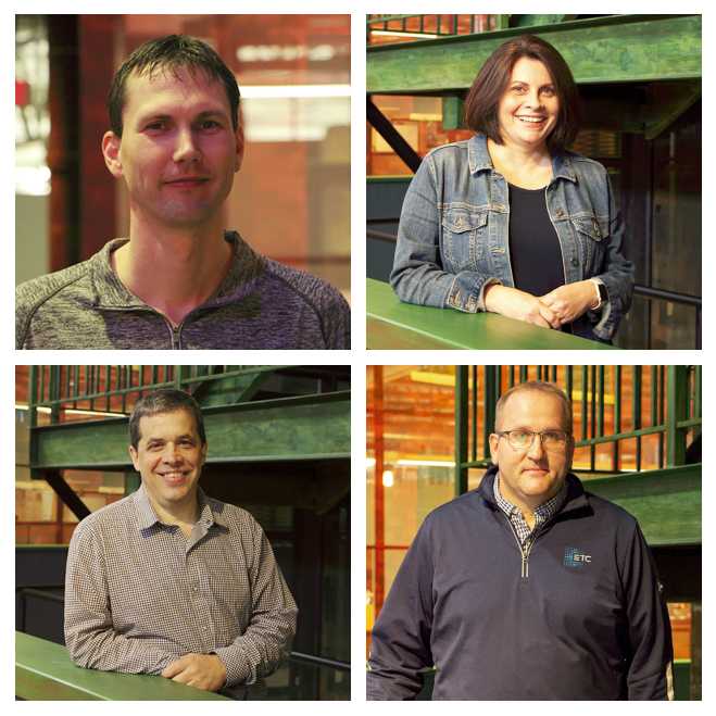 Clockwise from top: Jake Dunnum, Val Farace, Durrell Ramer and Bob Tollefson