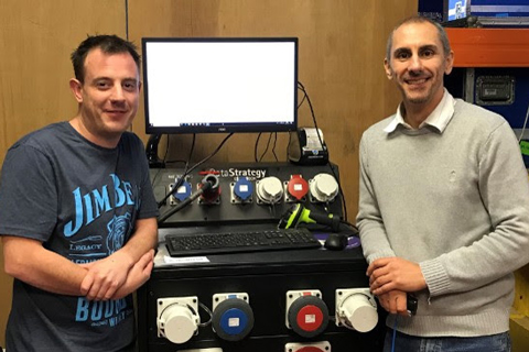 WL's operational business systems manager, Jamie Wells and Quality manager, Paul Talbot, with the fully integrated 660 QC-Check workstation