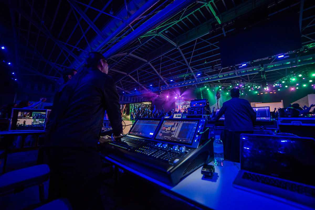 Nick Ho and Justin Poh ran the show on two ChamSys consoles