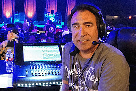 Lighting director David ‘Gurn’ Kaniski (photo: Debi Moen)