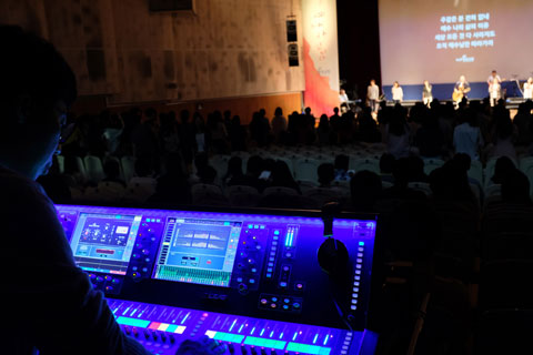 The church holds three services each weekend