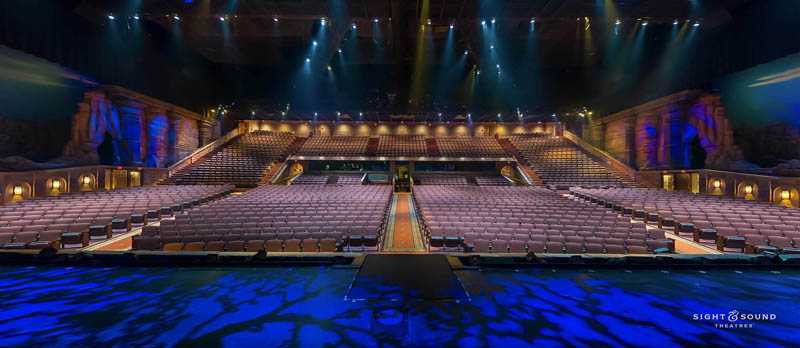 The production is staged in two separate venues