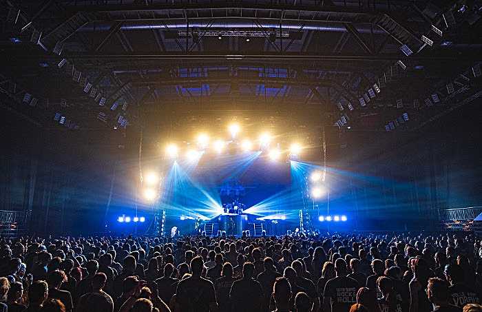 The Volle Kraft Voraus Festival is organised by the German band Eisbrecher (photo: Holger ‘Fichte’ Fichtner)