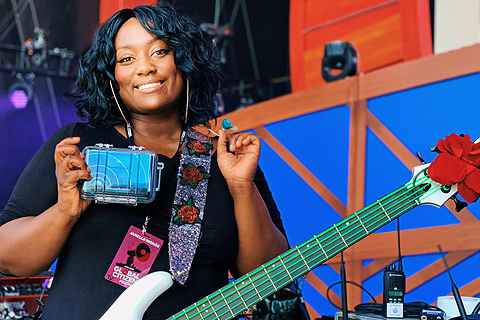 Téja, the bassist for Janelle Monae