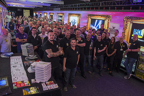 The event included an exhibition space dedicated to HSL’s key suppliers and partner companies (photo: Lindsay Cave)