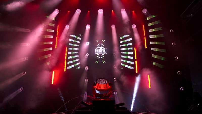 Impressive displays drew the crowds to the Chauvet booth