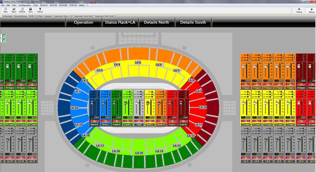 The full potential of the DSP-controlled amplifiers is unleashed with the IRIS-Net 4.0 software