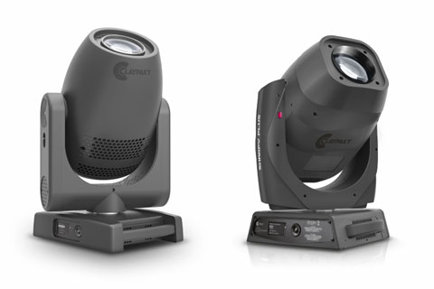 L-R: Claypaky launched the Axcor Spot 400 and the Sharpy Plus