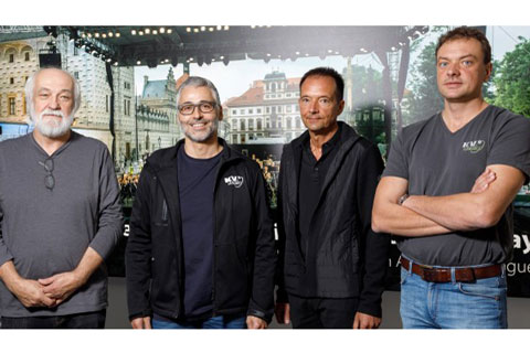 George Krampera Snr., Stefano Trevisan, Wolfgang Salzbrenner, George Krampera Jr.