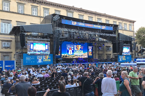 The annual Lucca Summer Festival