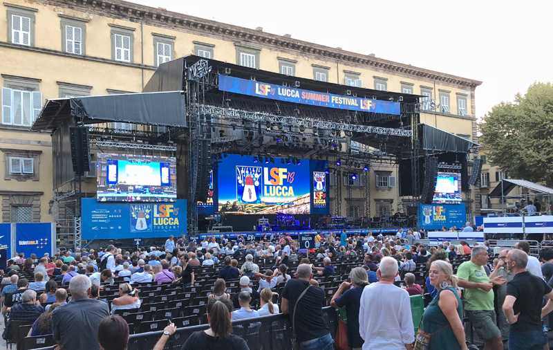 The annual Lucca Summer Festival