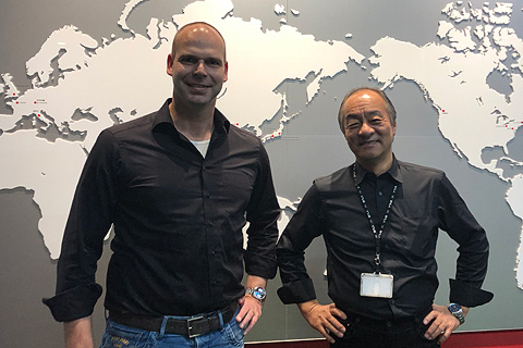 ASA director Bjorn Van Munster and Audio Brains director Fujii Shuzo