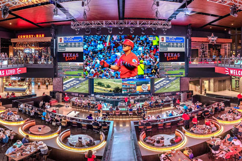 The complex features an array of dining, live music, and other entertainment options