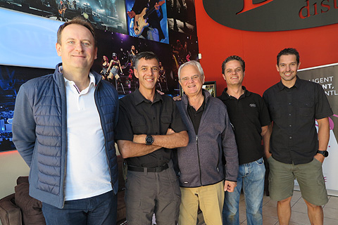 Josef Valchar, Duncan Riley, Harry von den Stemmen, Bruce Riley and Robert Izzett