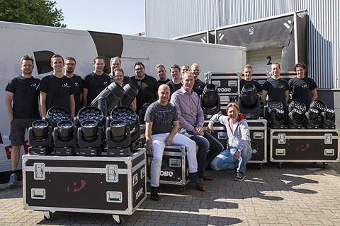 The Peitsman team with their latest acquisition (photo: Louise Stickland)
