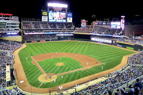 Target Field is home to baseball team Minnesota Twins