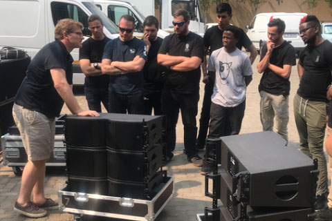 The course was presented by Tony Szabo, head of applications for touring at L-Acoustics