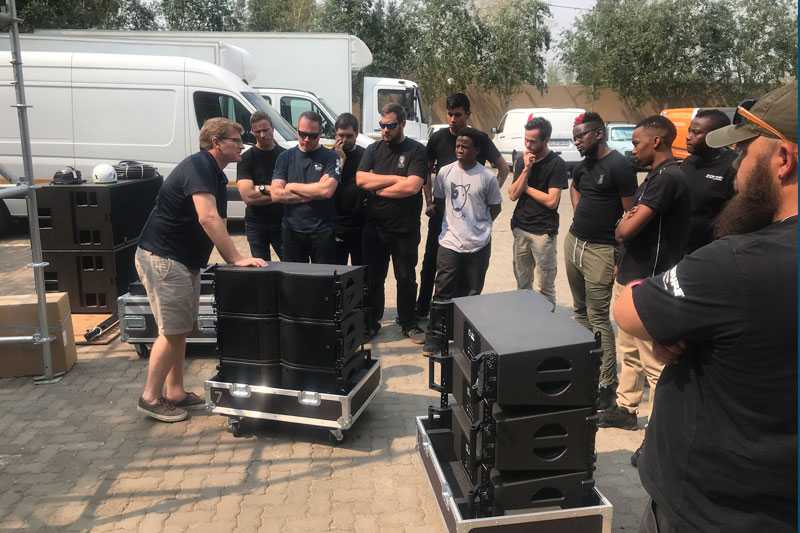 The course was presented by Tony Szabo, head of applications for touring at L-Acoustics