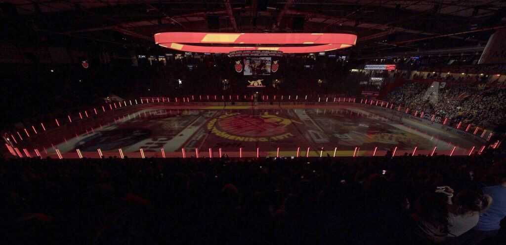 The 6,300-capacity sports and event arena is home to the Luleå Hockey Association