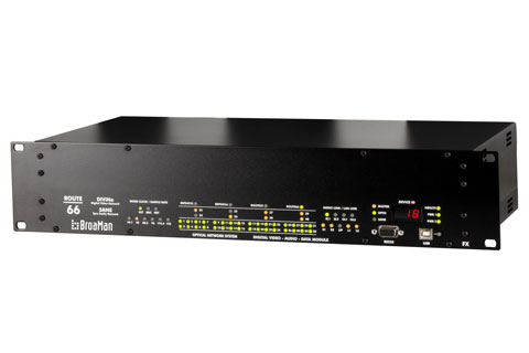 The device offers Auto Routing and an intelligent fibre patch bay