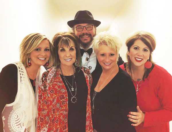 The Isaacs, pictured with Roxanne Ricks, Audio-Technica artist relations manager and event specialist