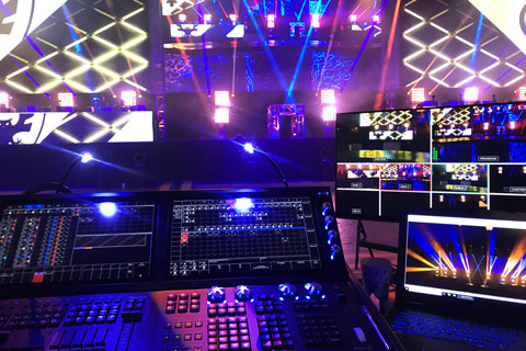 The designers gave prime consideration to creating looks that would translate well on camera