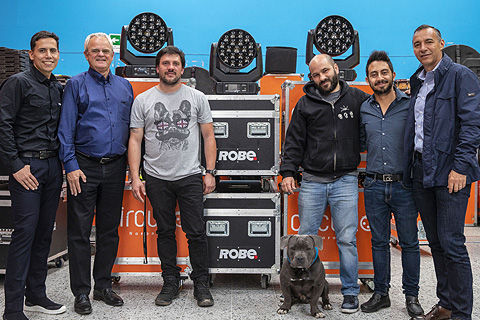 Guillermo Traverso (Robe), Harry von den Stemmen (Robe), Riccardo Castellenos, Luis Burgos (Arbol Naranja), Juan Camilo Triana (AV Com Colombia) and Camilo Aranguren (AV Com Colombia)