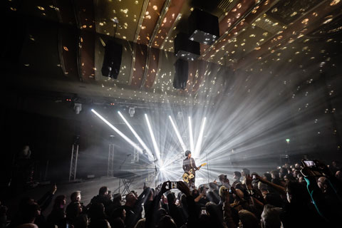 The L-ISA Frontal system, along with eight ceiling mounted X8 allowed Miller to 'play' the L-ISA Pan, Width, Depth, and Elevation parameters to achieve Marr’s vision © Maria Zhytnikova