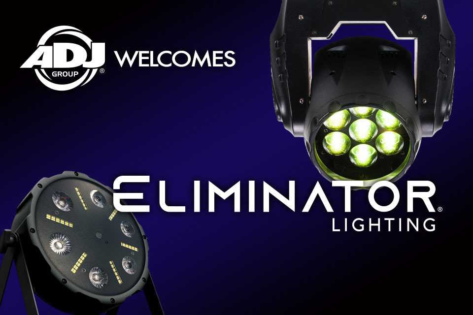 ADJ will show the Eliminator range at the upcoming NAMM show