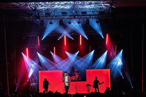 Extreme Lighting & Sound supplied the lighting and video gear for the inaugural event