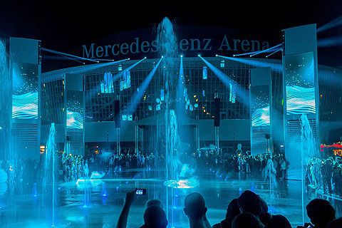 Mercedes-Platz in Berlin opened with a multi-media show (photo: TSE AG)
