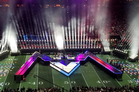 Half-time in Atlanta