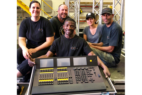 Mari Vermeulen, Marcel Bezuidenhout, Nixon Ciyana, Kim Keating and Charles Addison from Audio Engineering