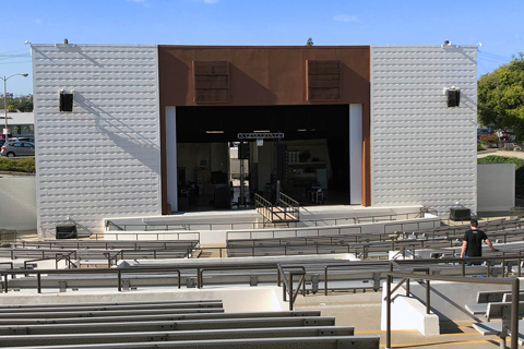 A Clair Brothers kiTCurve12 loudspeaker system was recently installed