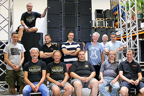 For Event & AVL Trade delivered Adamson training in Budapest