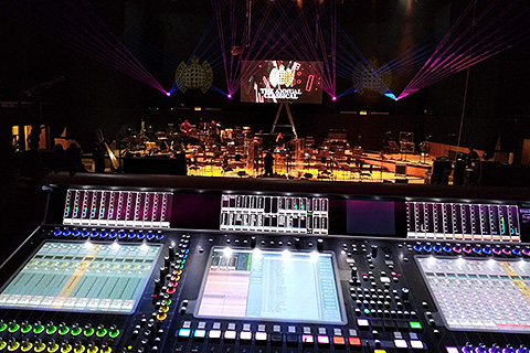 The live shows were mixed on a DiGiCo SD7