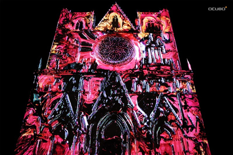 Pigments de Lumière was conceived as an abstract tribute to colour