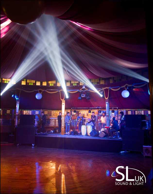 Live action under canvas at Halifax Piece Hall