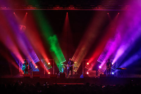 The tour stopped at larger live music venues and small arenas