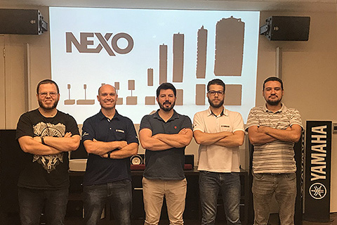 The team at Yamaha Musical do Brasil