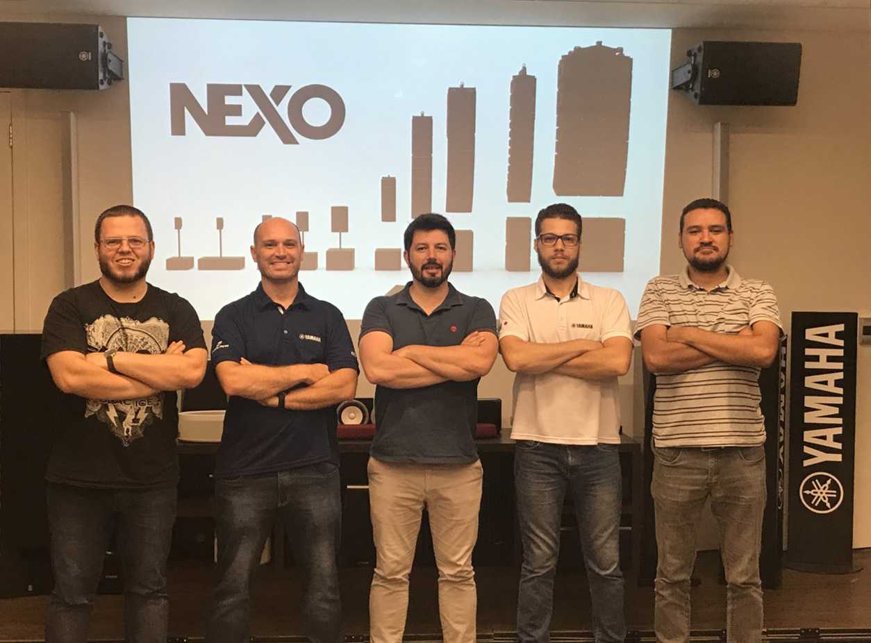 The team at Yamaha Musical do Brasil