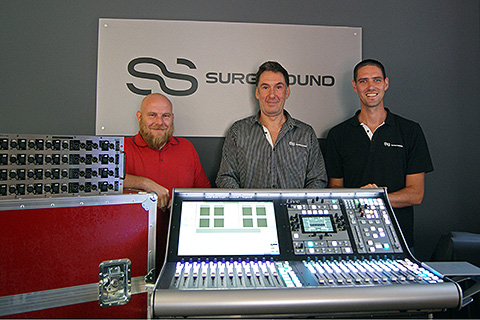 Jacques Mostert, brand ambassador; Andrew Rowan, managing director and Ruan Joubert, technical director