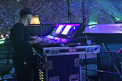Michael Bangs at the dLive S5000 at NRG Stadium