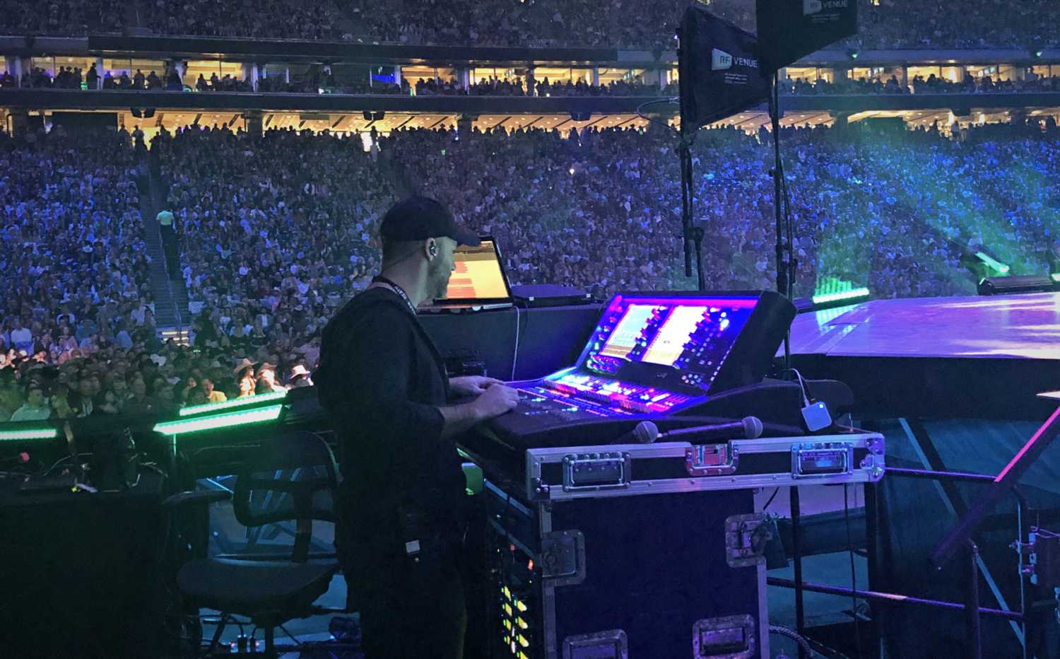 Michael Bangs at the dLive S5000 at NRG Stadium