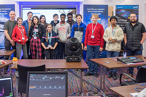 The event offered students the opportunity to taste the world of theatre lighting