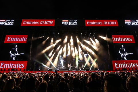 The Dubai Jazz Festival was staged at Dubai’s Media City Amphitheatre (photo: Ob Panakal)